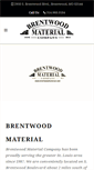 Mobile Screenshot of brentwoodmaterial.com